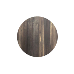 Tuintafel Tropical Wood Infinity Zwart Frame HPL Ø70cm - Giga Meubel