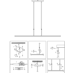 Steinhauer Zelena Hanglamp Staal 122cm