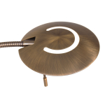 Steinhauer Zenith LED Vloerlamp 2-lichts Brons 163cm