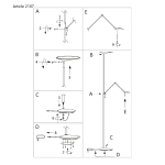 Steinhauer Zodiac LED Vloerlamp 2-lichts Zwart 122cm