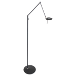 Steinhauer Zodiac Vloerlamp Knik Zwart 120cm