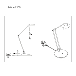 Steinhauer Zodiac Tafellamp Knik Staal 13cm