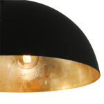 Steinhauer Semicirkel Hanglamp Goud Zwart 2-lichts 120cm