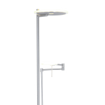 Steinhauer Turound Vloerlamp Staal 2-lichts 187cm