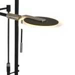 Steinhauer Turound Vloerlamp Zwart 2-lichts 187cm