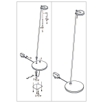 Steinhauer Turound Vloerlamp Staal 146cm