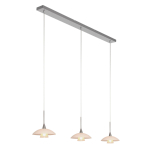 Steinhauer Tallerken Hanglamp Staal 3-lichts