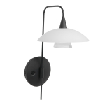 Steinhauer Tallerken LED Wandlamp Zwart