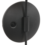 Steinhauer Tallerken LED Wandlamp Zwart