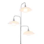 Steinhauer Tallerken LED Vloerlamp 3-lichts Staal 100cm