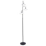 Steinhauer Tallerken LED Vloerlamp 3-lichts Zwart 100cm