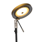 Steinhauer Turound Vloerlamp Zwart 129cm