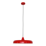 Steinhauer Textile Cable Hanglamp Rood Ø55cm