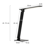 Steinhauer Serenade Tafelllamp Zwart 27cm