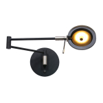 Steinhauer Turound LED Wandlamp Zwart
