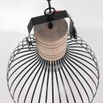 Anne Light & Home Hanglamp van Dunbar met Hout Ø52cm
