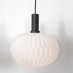 Steinhauer Verre Nervure Hanglamp Zwart 6-lichts