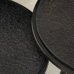 Salontafel Set van 3 Rond Metallic - Giga Meubel
