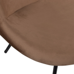 Woood Fauteuil Moly Velvet Toffee
