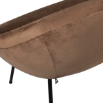 Woood Fauteuil Moly Velvet Toffee