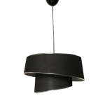 Hanglamp Barette Metaal Zilver Zwart