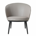 Fauteuil Gain Taupe Faux Leather - Giga Living