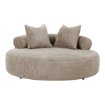 House Nordic Daybed Cairo Chenille Rond Naturel
