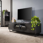 TV-meubel 180cm Rift Metal - Giga Meubel