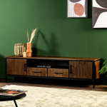 Tv-meubel Rachel Acaciahout Bruin 180cm - Giga Meubel