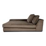 PTMD Bank Block Chaise Longue Arm L Juke Taupe