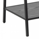 Kledingrek Bronx Metal Zwart - Giga Living