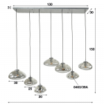 Hanglamp 4+3 Cloud - Giga Meubel
