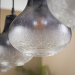Hanglamp 4L Kegel Glass - Giga Meubel