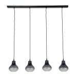 Hanglamp 4L Kegel Glass - Giga Meubel