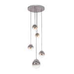 Hanglamp 5L Bubble shaded getrapt - Giga Meubel