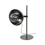 Tafellamp 1-Lichts Adjust Zwart Nikkel - Giga Meubel