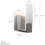 Steinhauer Rajka LED Wandlamp 1-lichts 20cm
