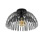 Plafondlamp Bend 1-Lichts Charcoal - Giga Meubel
