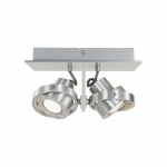 Steinhauer Quatro LED Wandlamp/spot Staal 2-lichts