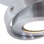 Steinhauer Quatro LED Wandlamp/spots Staal 4-lichts 24cm