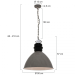 Anne Light & Home Frisk Hanglamp Groen Ø50cm