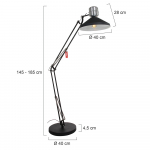 Anne Light & Home Zappa Vloerlamp Zwart