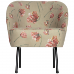 BePureHome Fauteuil Vogue Fluweel Rococo Agave