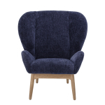 Bloomingville Eave Lounge Stoel Blauw Polyester