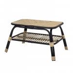 Bloomingville Loue Bijzettafel Zwart Rotan