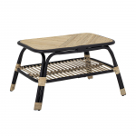 Bloomingville Loue Bijzettafel Zwart Rotan