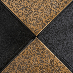 Richmond Salontafel Ely Set Van 4 Zwart/Goud