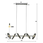 Hanglamp 6L Hover Charcoal