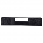 Zwevend Tv-meubel Pure Black 240cm - Giga Meubel 