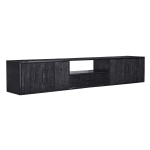 Zwevend Tv-meubel Pure Black 240cm - Giga Meubel 